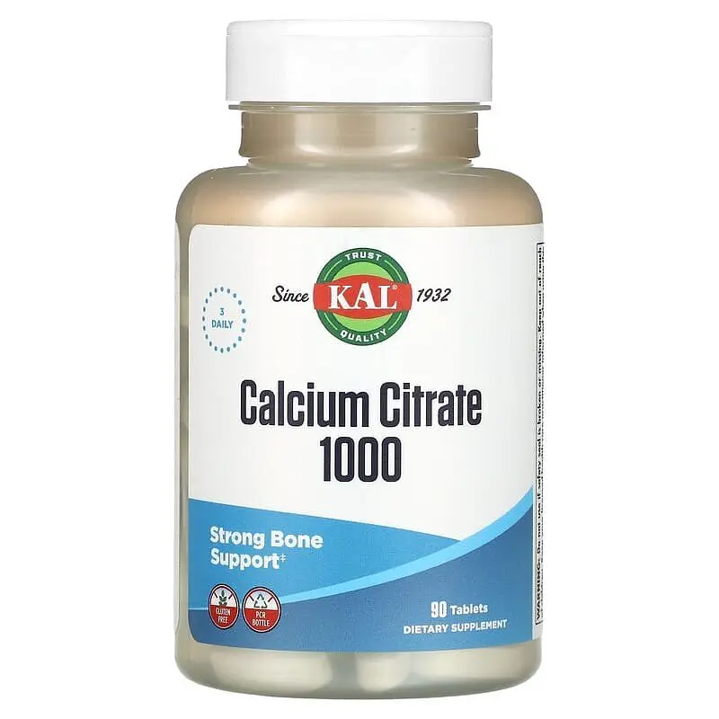 Амінокислота Calcium Citrate 1000 mg, 90 таблеток KAL vit0004006