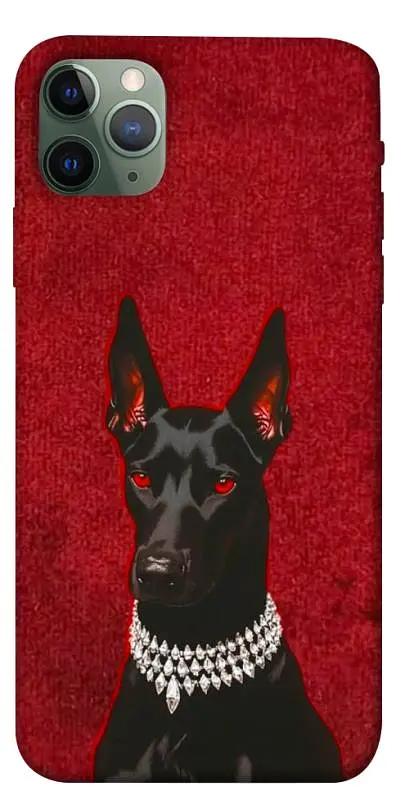 TPU чохол Demsky Premium doberman для Apple iPhone 11 Pro Max (6.5")