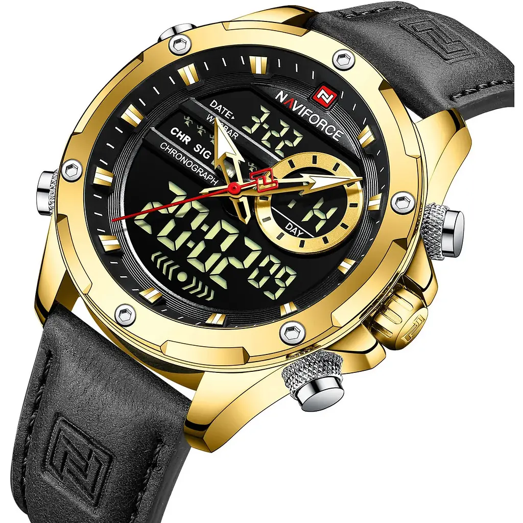 Годинник наручний чоловічий Smael 1237 Black (15194) - фото 2