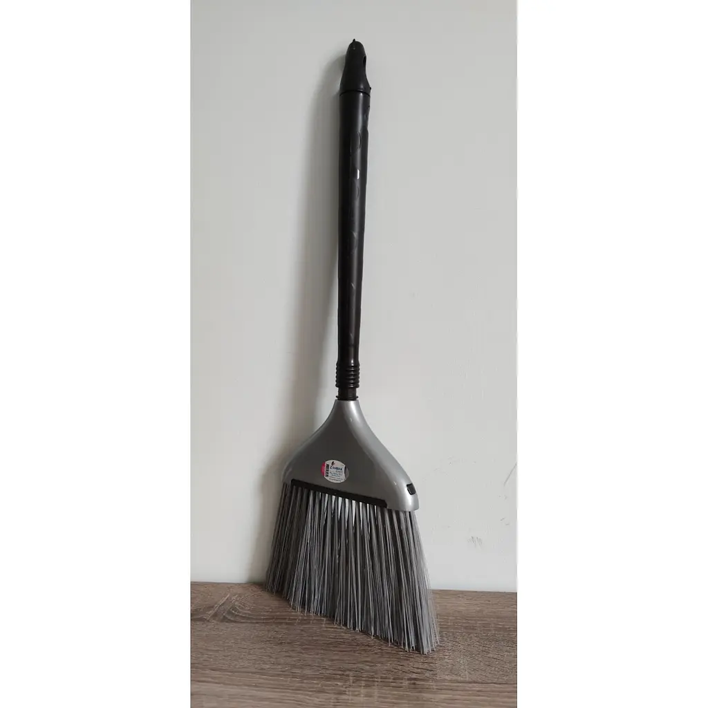 Віник Zambak Plastik №3 пластмасовий зі з'ємною ручкою 20х70 сірий (ZP-262g) - фото 6