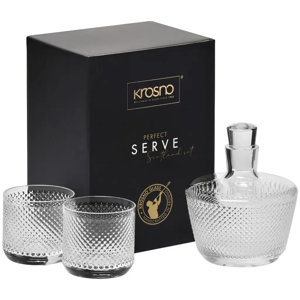 Набор для виски Krosno Perfect Serve Scotland 3 предмета (927619) - фото 4