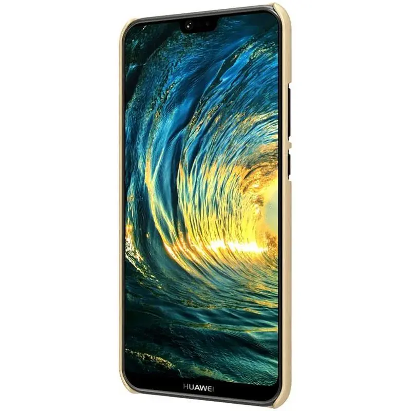 Чехол-накладка Nillkin Super Frosted Shield HuAwei P20 Lite/Nova 3E Gold - фото 3