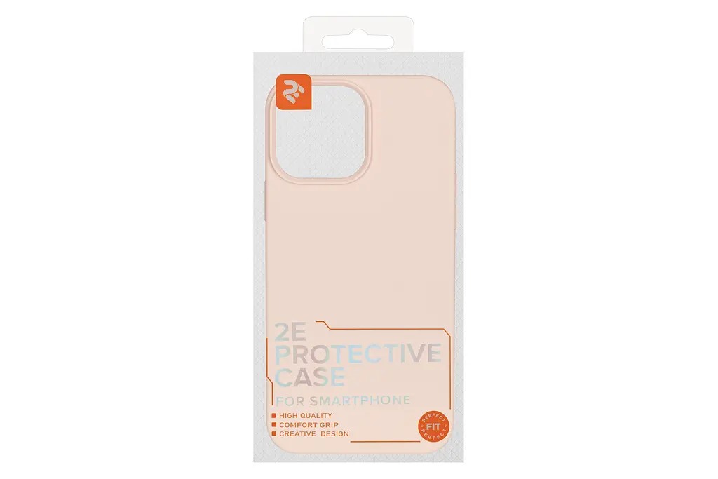 Чехол 2Е Basic для iPhone 13 Pro Max, Liquid Silicone, бежево-розовый 2E teh0019409 - фото 2