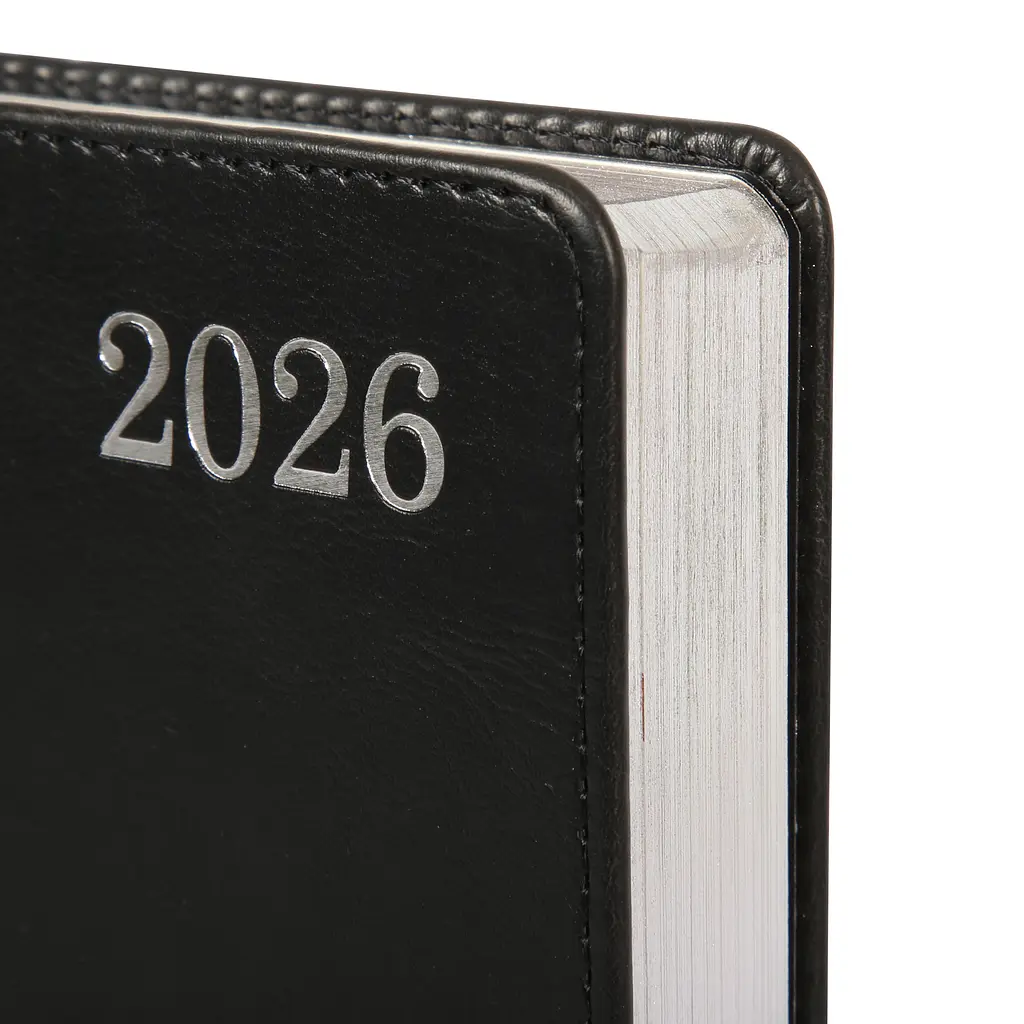 Щоденник-діловий записник А5 Leo Planner 2026 City чорний 368 сторінок (252661) - фото 3