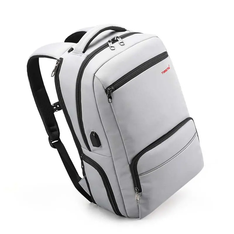 Рюкзак Tigernu T-B3319 15. 6" сріблястий сірий - фото 2