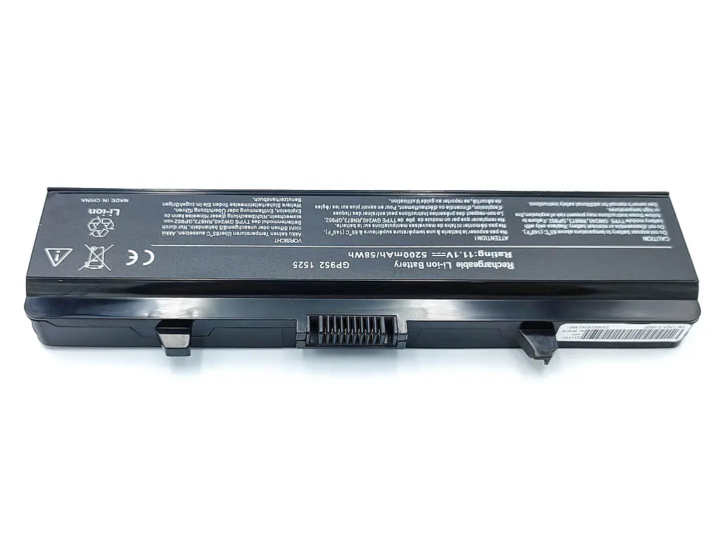 Акумулятор GP952 для ноутбука Dell Inspiron 1525, 1440, 1526, 1545, 1546, 17, 1750 Vostro 500 (GW240) (11.1V 5200 mAh). - фото 2