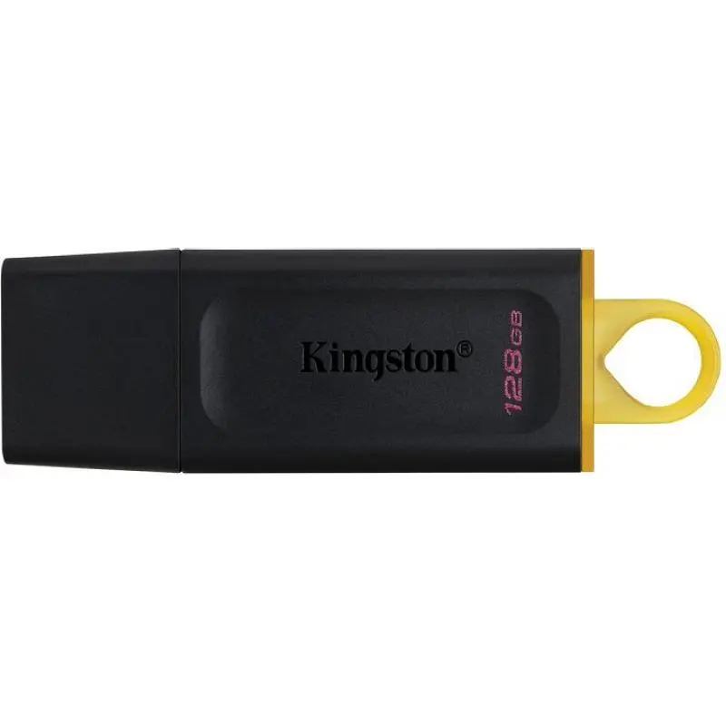 Флеш пам'ять USB Kingston DataTraveler Exodia 128GB USB 3.2 Gen 1 Black/Yellow (DTX/128GB) - фото 3