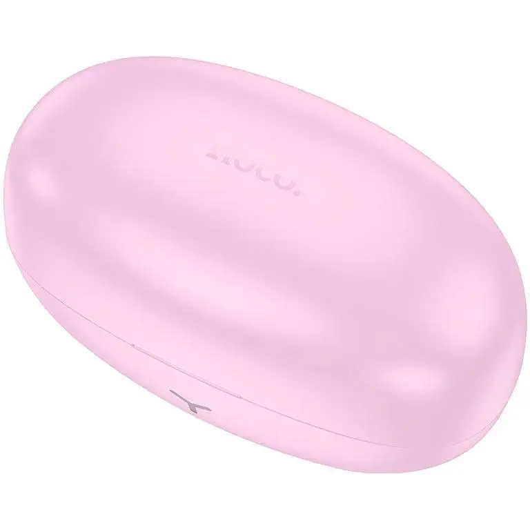 Беспроводные наушники Hoco EW57 Auspicious clip-on TWS стерео гарнитура в кейсе розовая - фото 2