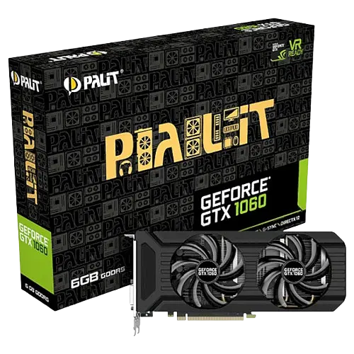 Відеокарта GeForce GTX 1060 6GB Palit Dual (NE51060015J9-1061D) Б/В - фото 2