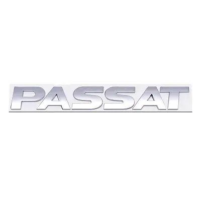 Емблема напис Passat для Volkswagen Хром 24х178 мм метал на скотчі (Завод) - фото 4