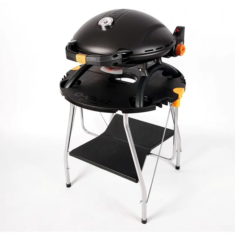 Портативный газовый гриль O-Grill 900 переносной, черный + шланг в подарок! - фото 10