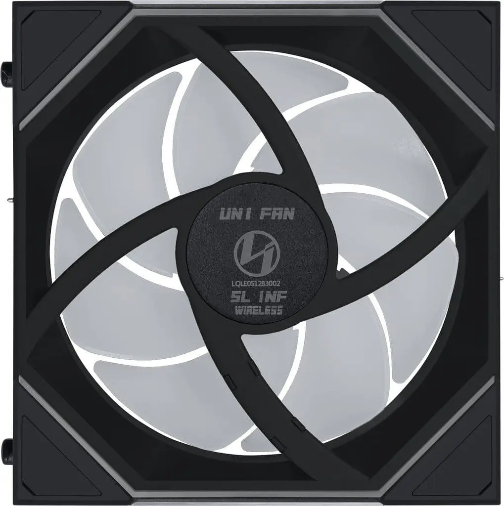 Комплект вентиляторів Lian Li Uni Fan SL-INF Wireless 120 Reverse Blade 3 in 1 (G99.12RSLIN1W3B.00) Black - фото 4
