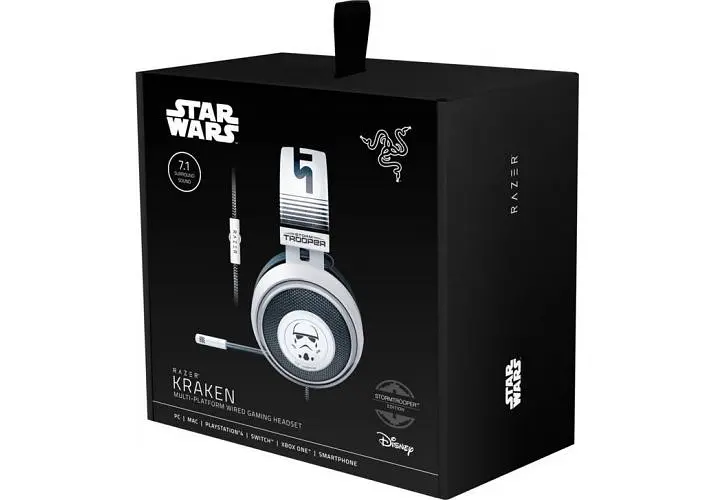 Гарнітура Razer Kraken Stormtrooper Ed. 3.5 мм White/Black (RZ04-02830600-R3M1) - фото 2