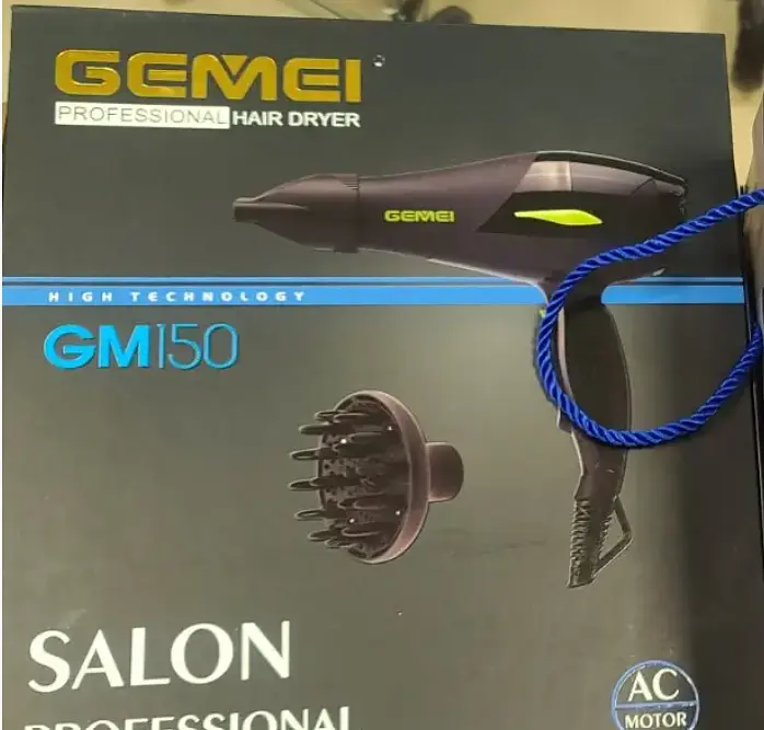 Фен для сушки и укладки волос Gemei GM-150 с диффузором - фото 8