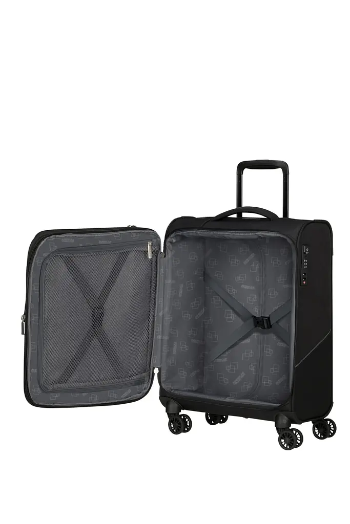 Валіза 55 См American Tourister SUMMERRIDE BLACK 55x40x23(25) ME7*09004 - фото 2