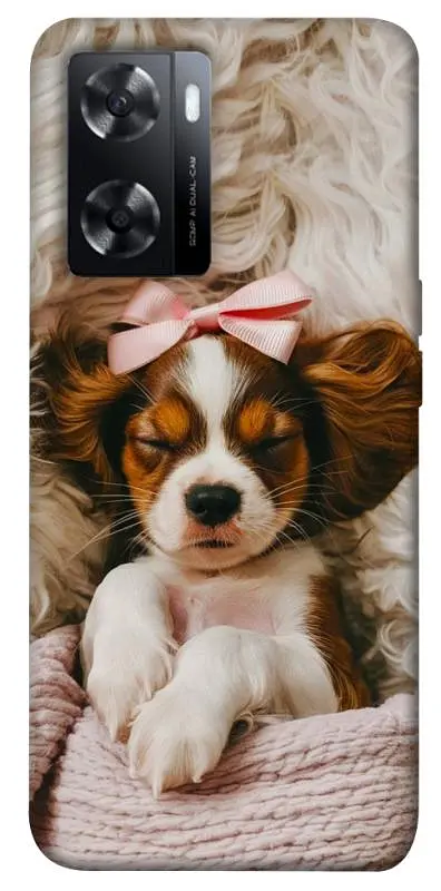 TPU чохол Demsky Sleepy spaniel для Oppo A57s
