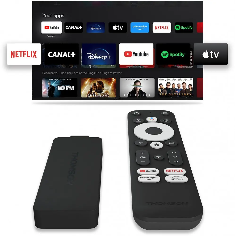 Медиаплеер - ТВ приставка Thomson Streaming Stick 4K UHD 140G - фото 3
