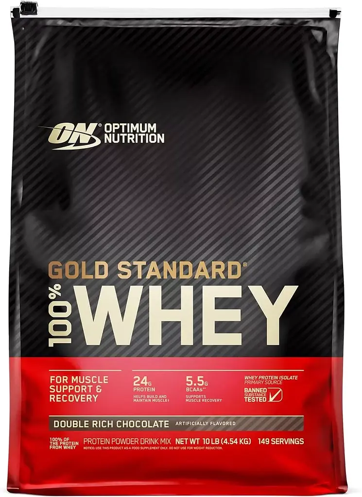 Комплексний Сироватковий Протеїн з ВСАА Gold Standard - 4540 г