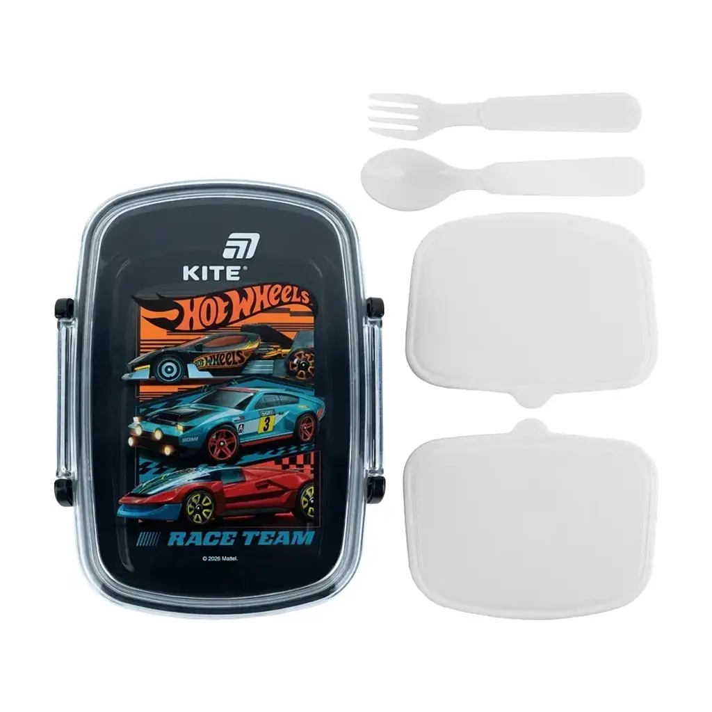 Ланч-бокс дитячий Kite Hot Wheels з наповненням 750 мл (HW26-181) - фото 5