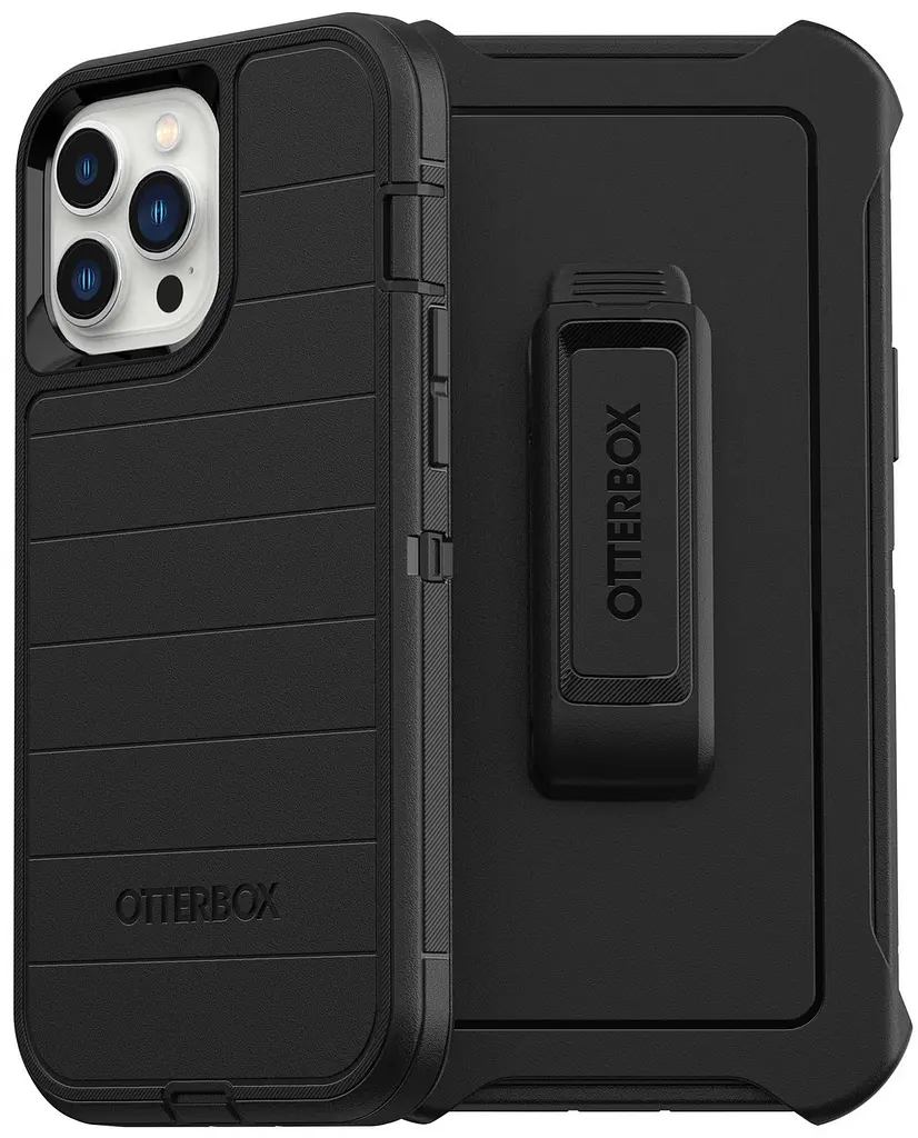 Чохол протиударний з кліпсою OtterBox Defender Pro 77-83531 для iPhone 13 Pro (6.1") Black