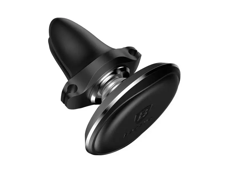 Автомобільний тримач для смартфона BASEUS Car Mount Phone Holder with Cable Clip Air Vent Version (C40141201S13-00)сірий - фото 2