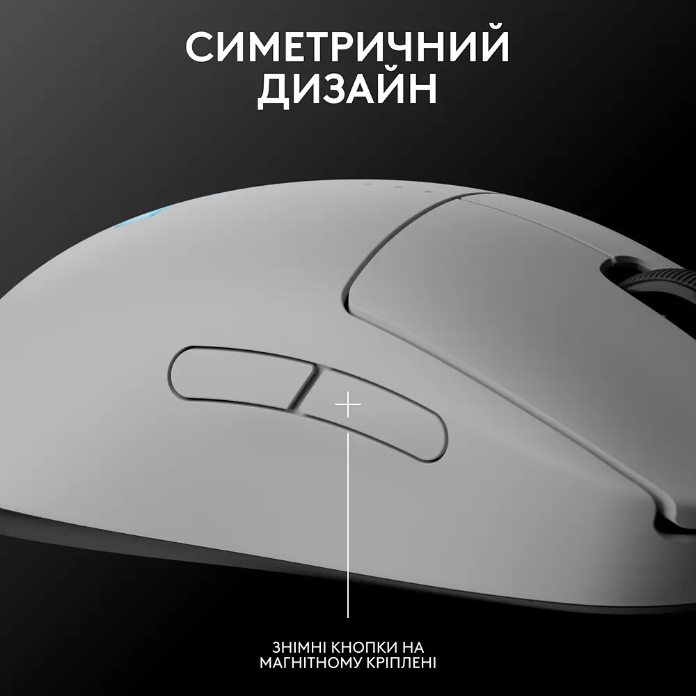 Миша Logitech G PRO 2 Wireless LIGHTSPEED - WHITE (L910-007302) (7031689) - фото 6