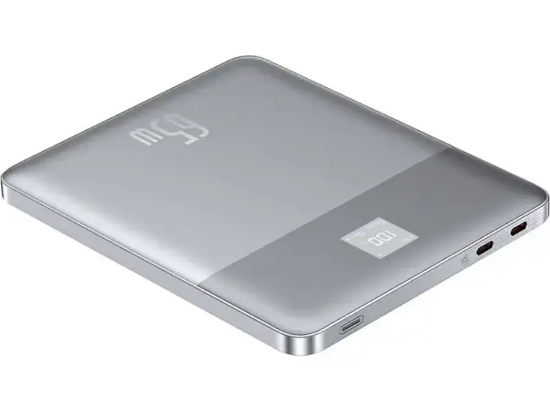 Зовнішній акумулятор (Power Bank) BASEUS Blade2 65W 12000mAh Silver (P10063801S13-00) - фото 4
