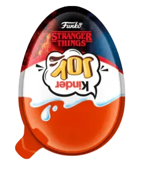 Комплект шоколадних яєць Kinder Joy Funko Netflix Stranger Things 12 шт по 20 г - фото 2