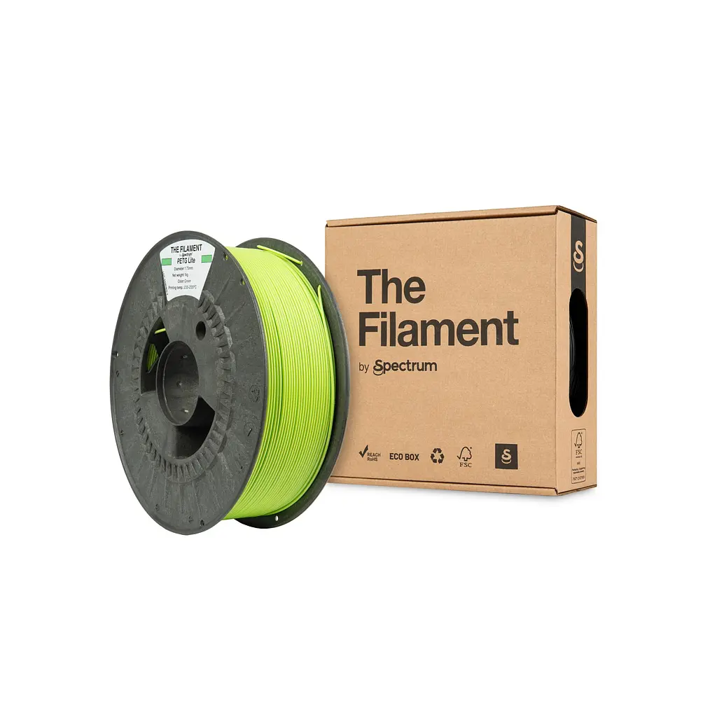 Пластик для 3D-принтера The Filament PETG Lite 1.75mm GREEN 1kg (TF-24243) - фото 3