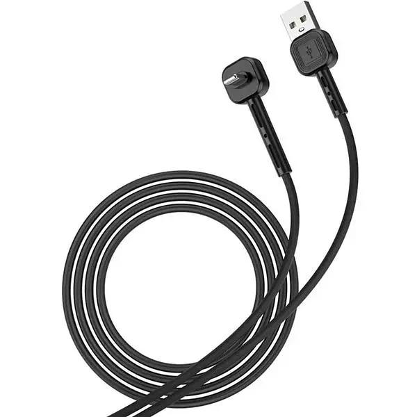 Кабель Awei CL-65 Lightning cable 1m Black - фото 3