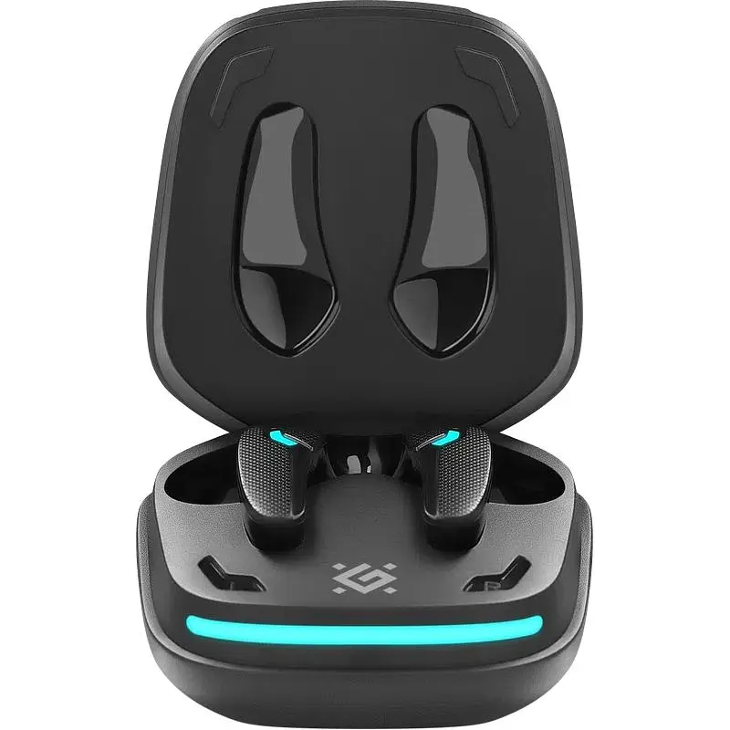 Гарнітура TWS ігрова Defender CyberDots 285 Bluetooth чорна (63285) - фото 8