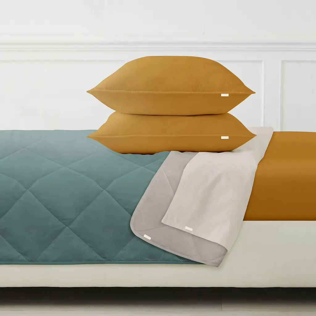 Покривало Cosas AGAVE QUILT 105х140 см агава (Blanket_104Agave-84Bronze_105х140) - фото 4