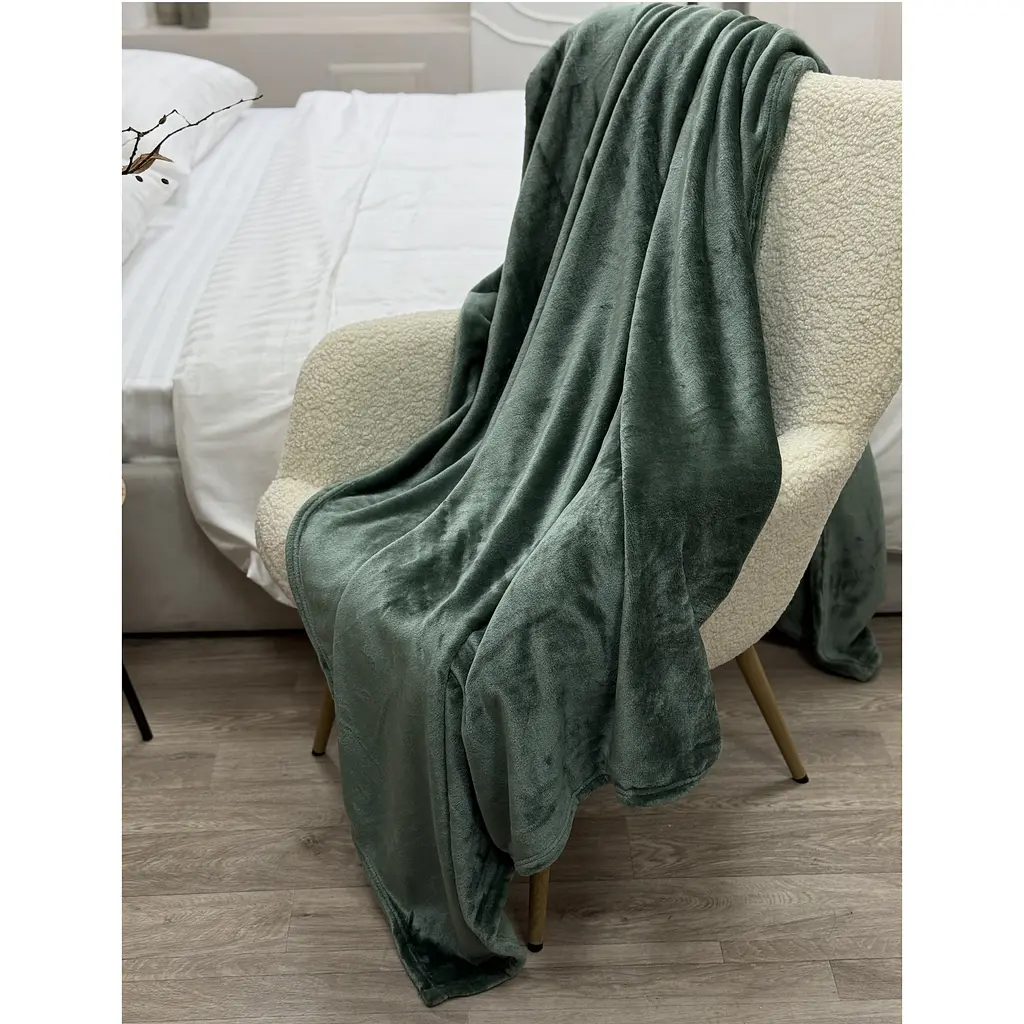 Покривало Ecotton Matte green 200х220 см зелений (24923) - фото 6
