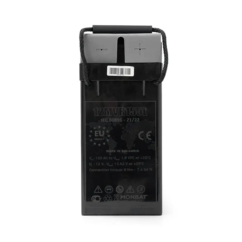 Акумуляторна батарея Monbat Front Terminal 12MVR155L AGM 12V/155 Ah 555 x 125 x 276 мм - фото 2
