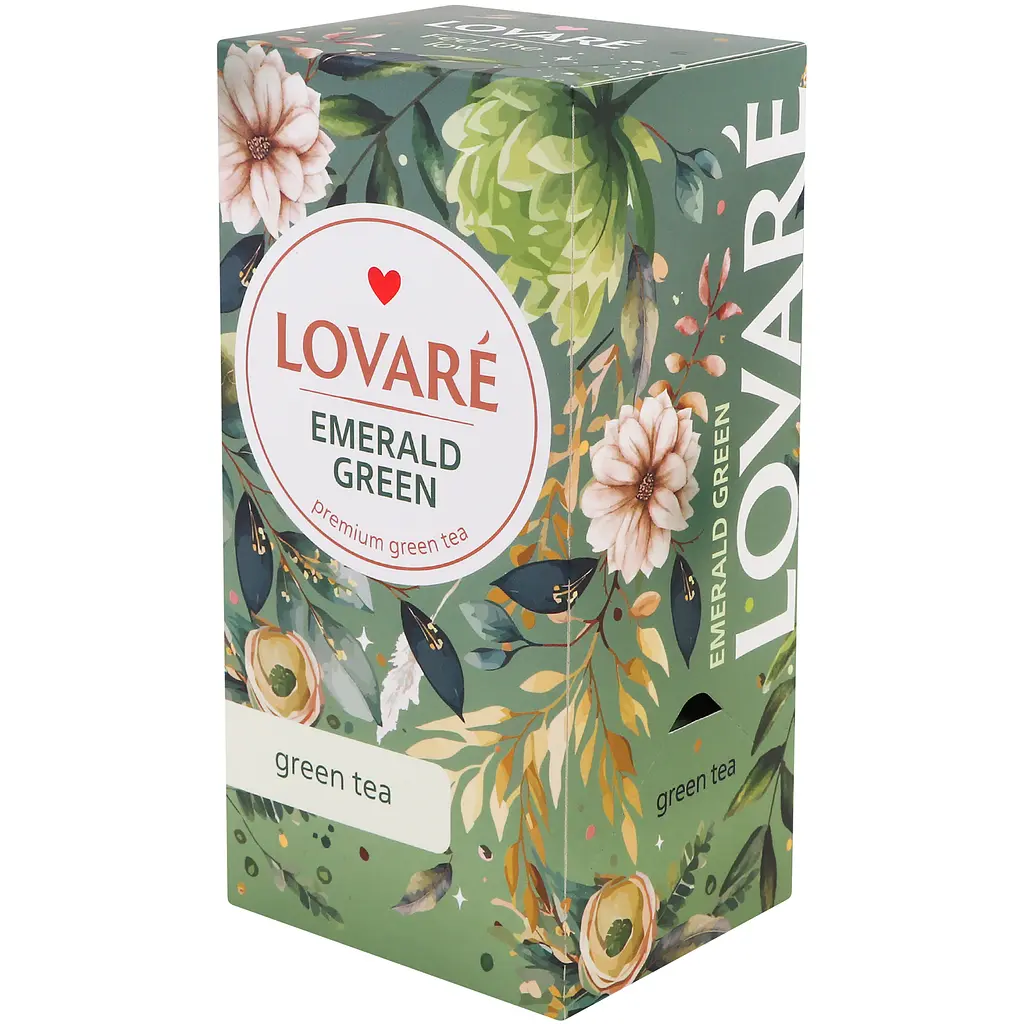 Чай зелений Lovare Emerald Green 36 г (24 шт. х 1.5 г) - фото 3