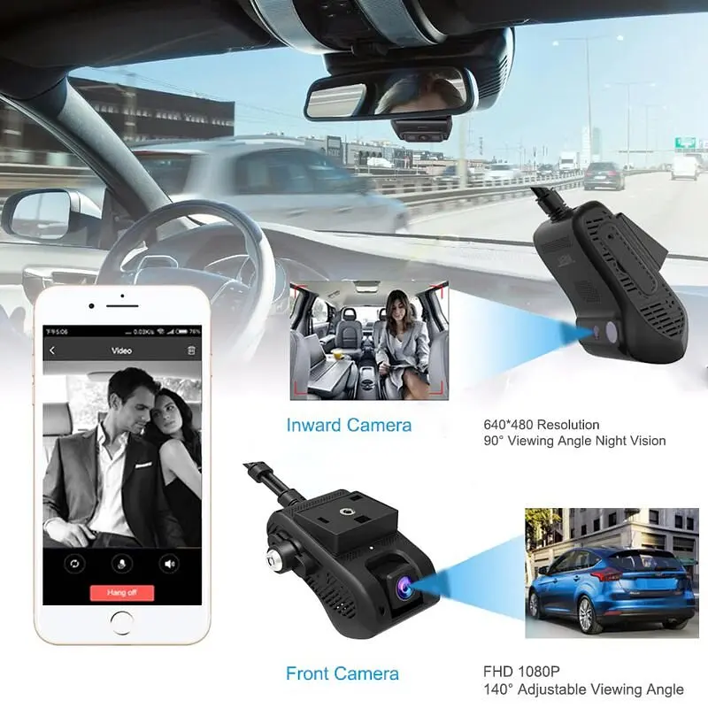 Автомобільний відеореєстратор з 4G + WIFI + GPS Jimi JC400P Aivision Cam з online передачею відео через інтернет (вдосконалена версія) (100498) - фото 4