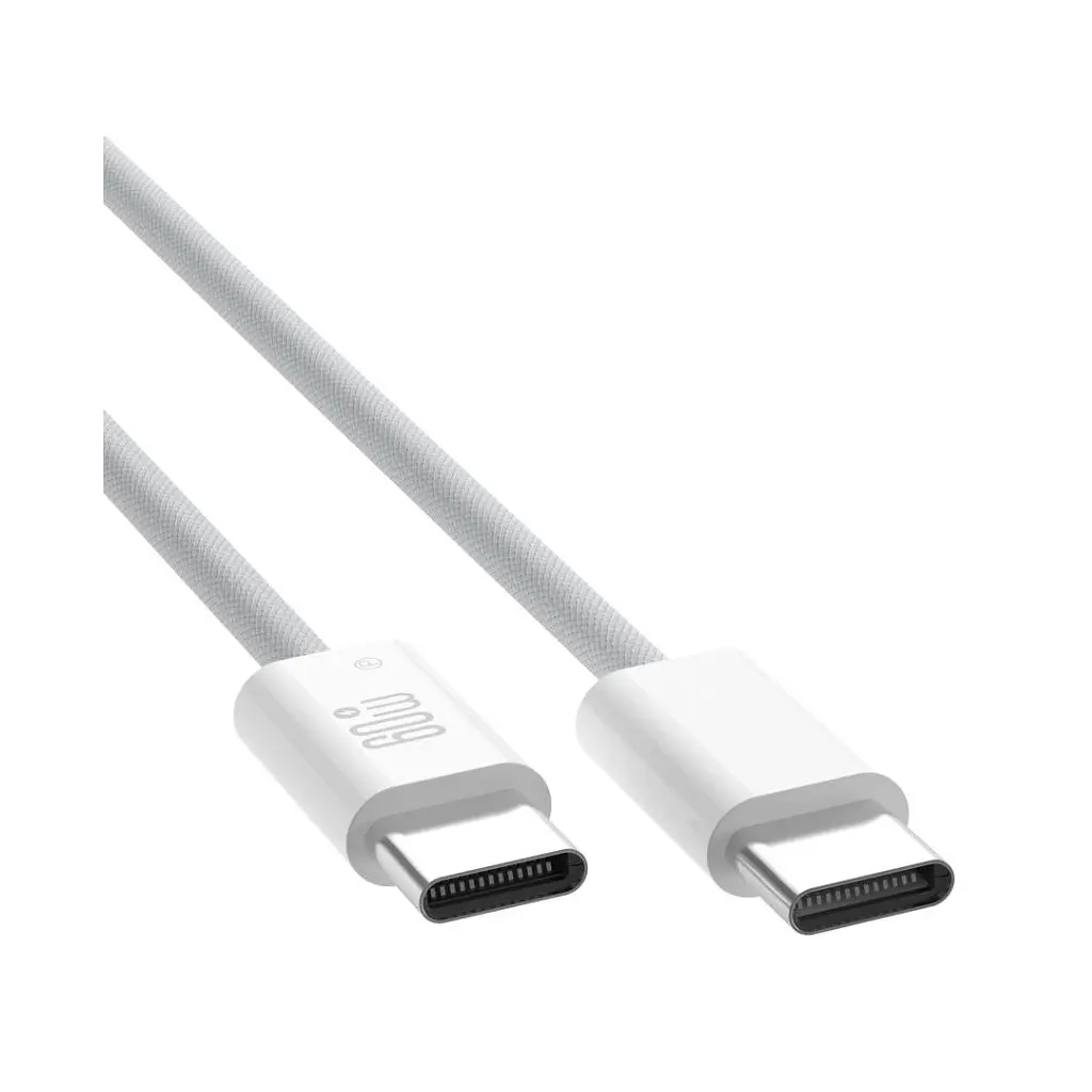 Дата кабель USB-C to USB-C 1.0m 60W white XO (NBQ273_C_White) - фото 3