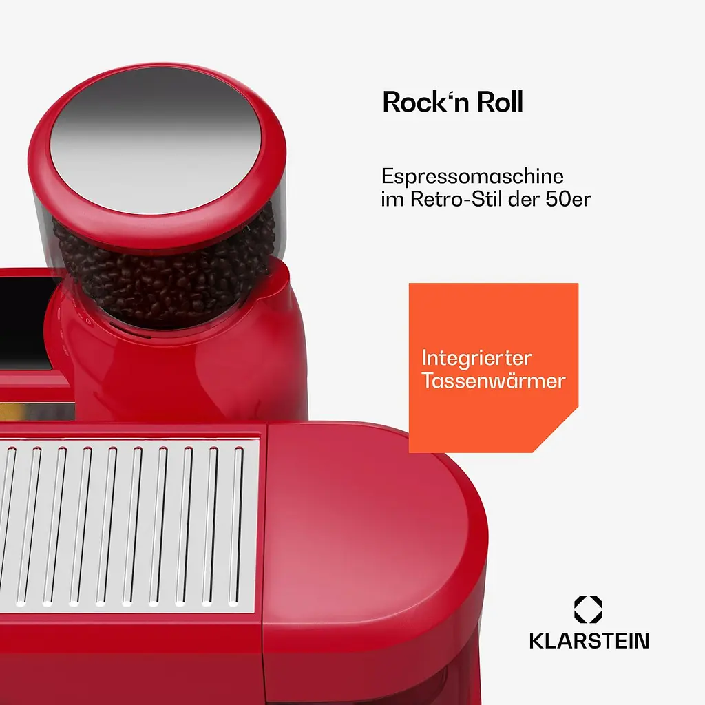 Кофеварка Klarstein Bella Café Espresso 1550 Вт (10046429) - фото 6