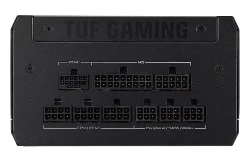 Блок живлення 750 Вт, Asus TUF Gaming Gold, Black, модульний, 80+ Gold, Active PFC, 135 мм, 4xMolex / 5xSATA / 1x16-pin / 3x6+2-pin / 2x4+4-pin / 1x20+4-pin, захист OPP/OVP/UVP/SCP/OCP/OTP, ATX 12V (TUF-GAMING-750G) - фото 2