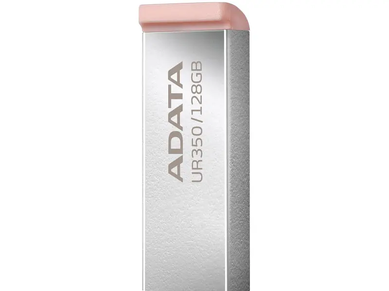USB флеш накопичувач ADATA 128 GB UR350 Silver/Brown USB 3.2 (UR350-128G-RSR/BG) - фото 4