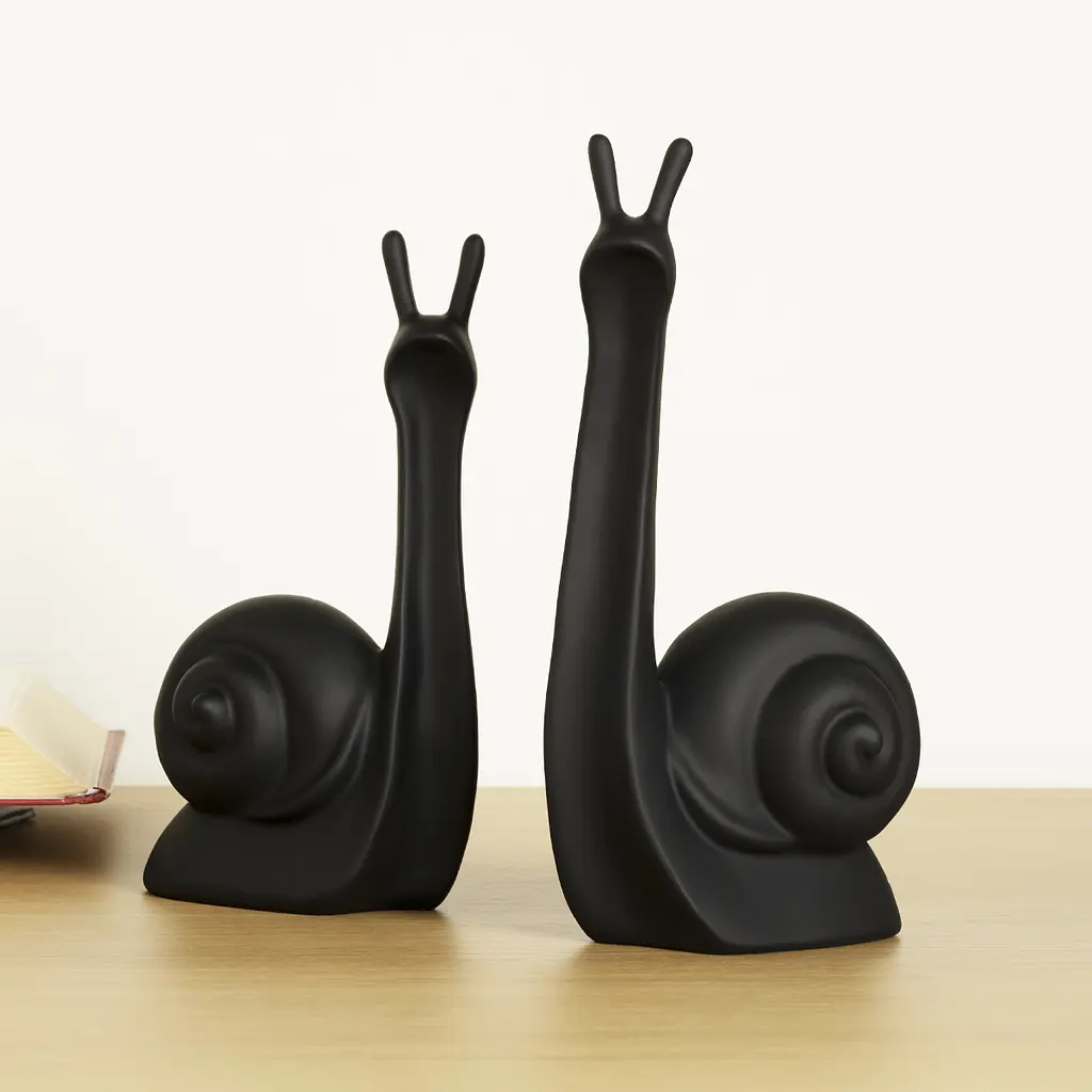 Декоративная статуэтка MBM My Home Улитка черная (DH-ST-24 M BLACK) - фото 5