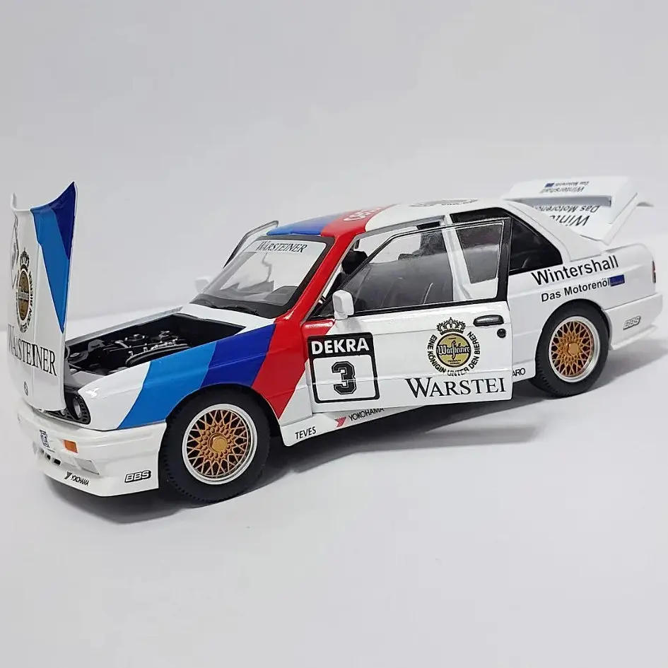 Колекційна металева модель автомобіля АвтоЕксперт BMW M3 E30 з інерцією, світлом та звуком 1:24 - фото 9