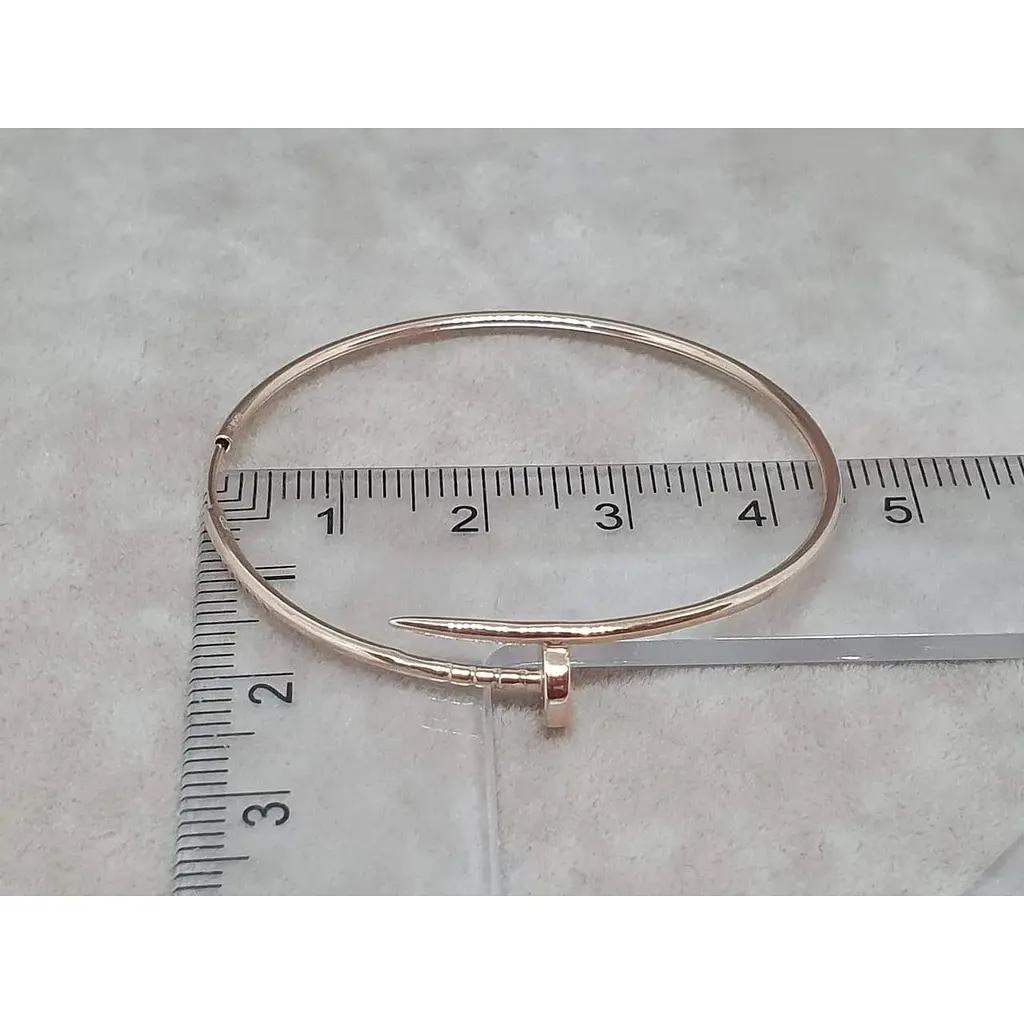 Золоті сережки-кільця Favoritum Цвяхи. 210266 - фото 6