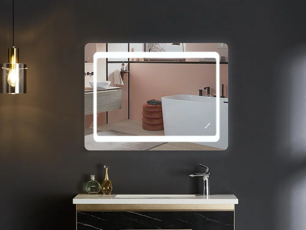 Дзеркало Mixxus TWEE MR09-80x60-Reverse (LED Touch, антизапотівання, димер, регулювання яскравості) MI6660 - фото 9