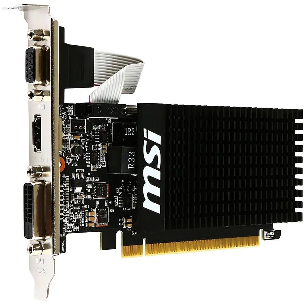 Відеокарта MSI GT 710 2Gb (GT 710 2GD3H LP) (GDDR3, 64 bit, PCI-E 2.0 x16) - фото 3