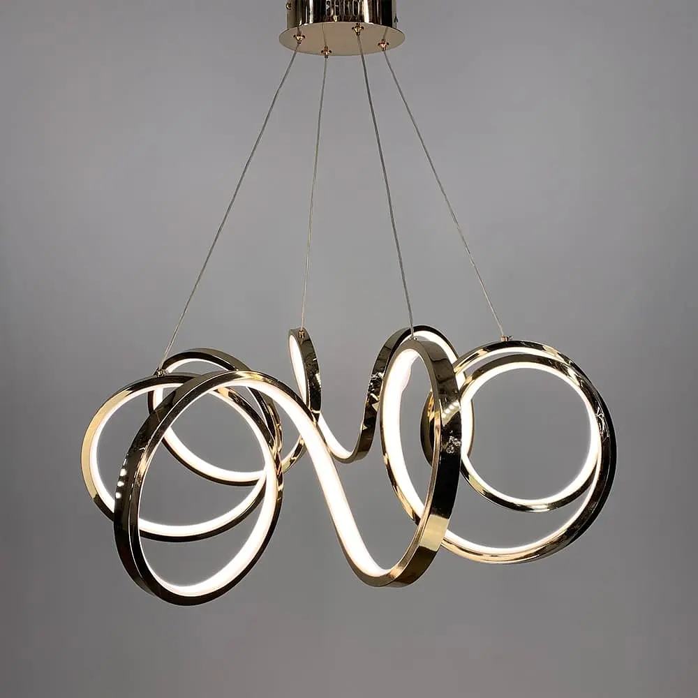 Роскошная золотая люстра MARCELA Ø 70 см Line F | Ст. MJ74-700 TGD - фото 3