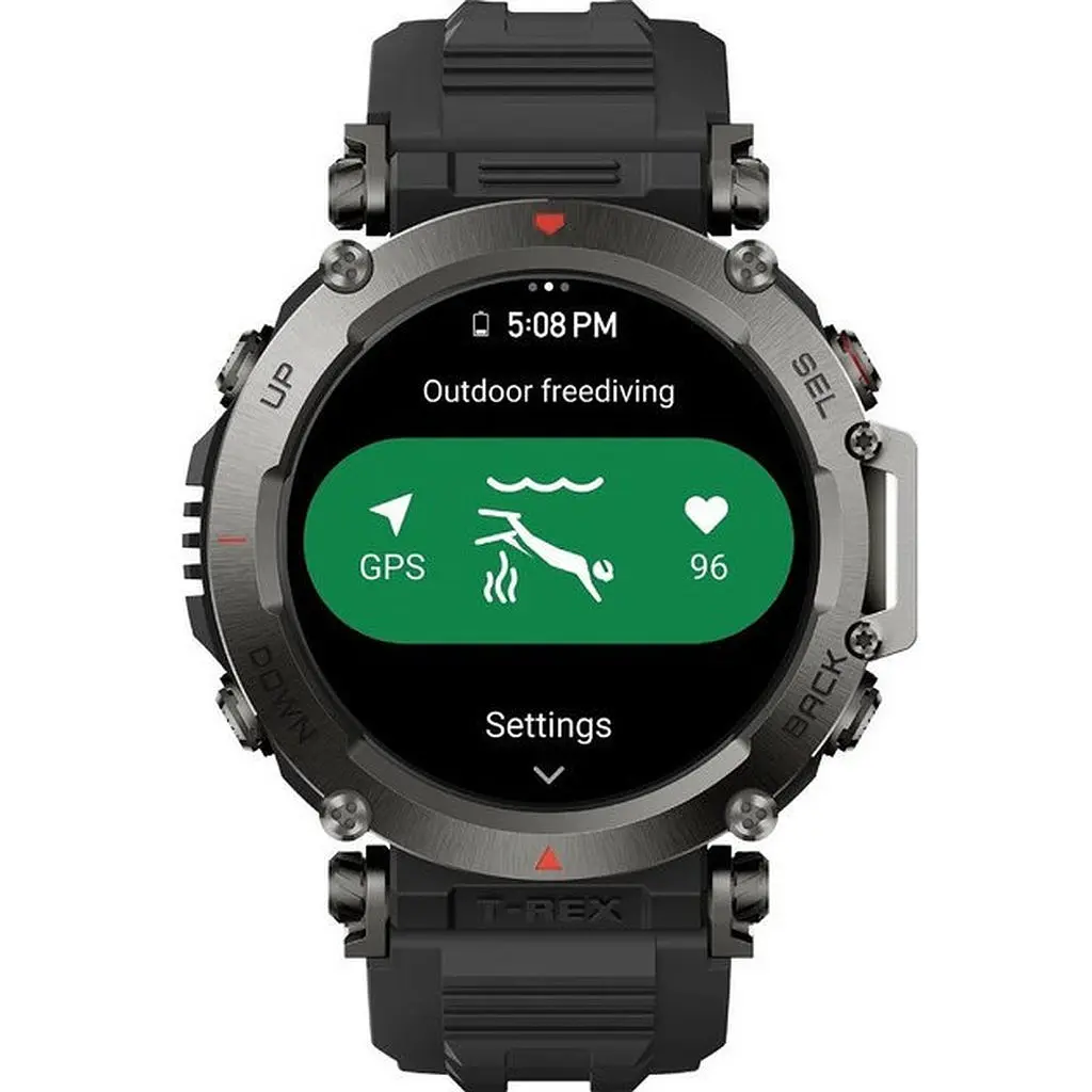 Годинник розумний Amazfit T-Rex Ultra Abyss Black (W2142EU1N) чорний - фото 5