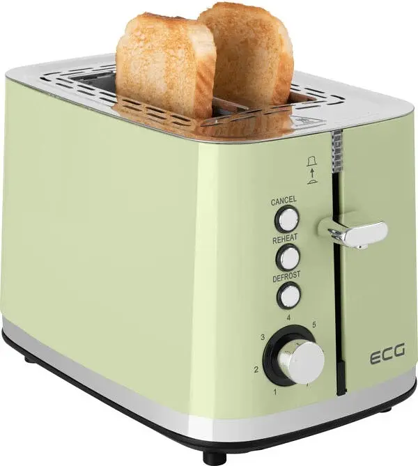 Тостер ECG ST 2766 Vintage Olive - фото 4
