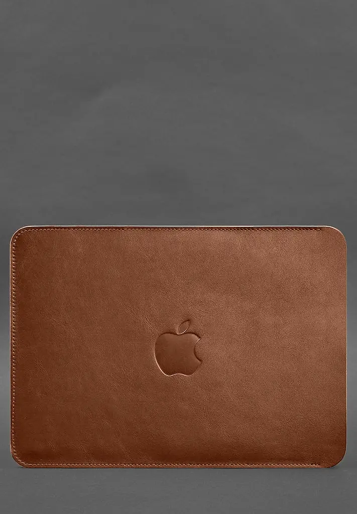 Шкіряний чохол BlankNote для MacBook Air 15-inch (2023) Світло-коричневий - фото 3