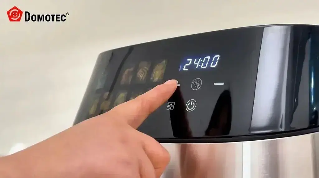 Аэрофритюрница Domotec MS-3222 електрическая 12 л Черный 2800 Вт - фото 5